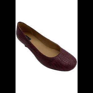ARRAY Women's Flatter Heel Burgundy - Wide